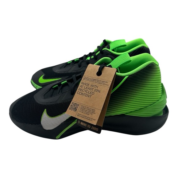 Nike GT Jump Academy Basketball Shoes Mens 10‎ Black/White/Green Strike Sneakers main image 6